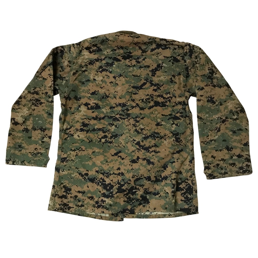 USMC MARPAT Woodland Digital Camo Utility Blouse Jacket Coachys Medium Regular - Picture 2 of 4